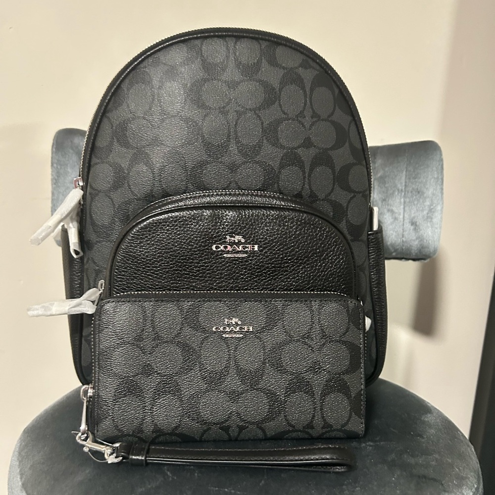 Coach Signature Court Backpack